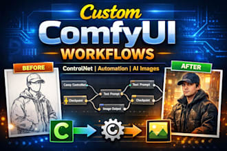 create custom comfyui workflows for ai image generation and automation