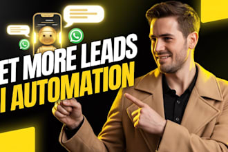 build ai chatbot for lead generation and whatsapp automation