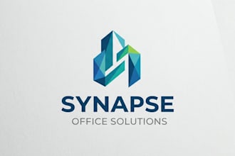 design a professional and modern office logo