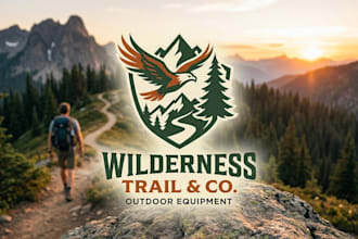 design a bold and adventurous outdoor logo