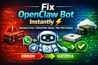 fix open claw gateway bot not responding nemoclaw install openclaw mac mini bot