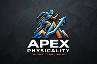 design a strong and motivating personal training logo