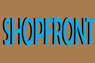 design amazing shopfront or storefront window graphics