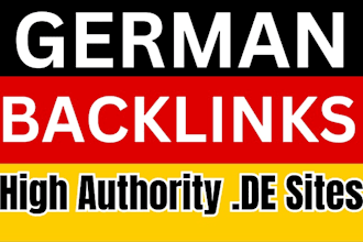 do 1000 german backlinks on high authority de sites