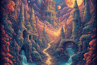 do surrealism illustration design