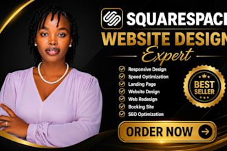 build squarespace website, design or redesign squarespace website development