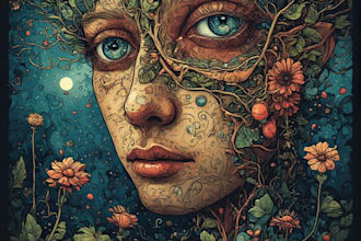 draw  surrealism illustration design
