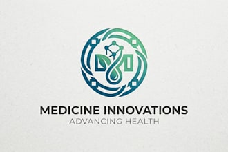 design a professional and trustworthy pharmaceutical logo