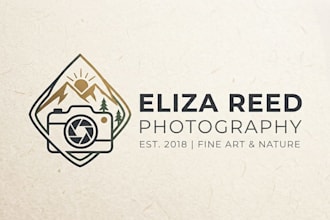 design a creative and professional photographer logo