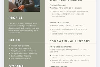 make a good resume design like a pro