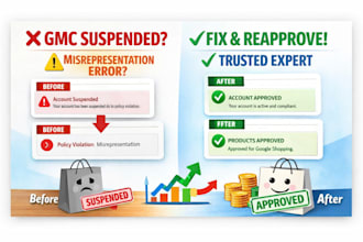 fix product feed errors google merchant center suspension fix shopping ads gmc