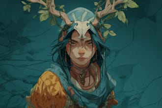 draw a fantasy illustration