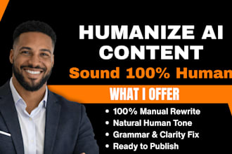 manually edit, rewrite, and humanize ai generated content to pass ai detector