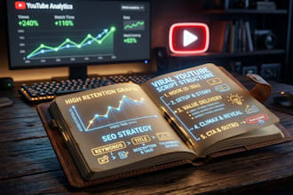 write engaging youtube scripts and SEO for faceless channels
