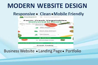 create a simple responsive website
