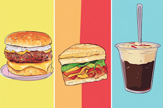 design food pop art of your food pop art