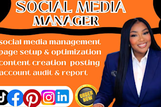 be your social media manager social medial maketing manager