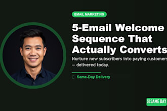 write a high converting email sequence for your business