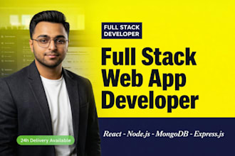 build a full stack web application with react node and mongodb