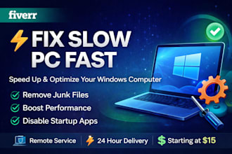 fix slow PC and optimize windows performance