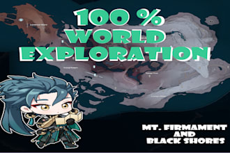 100 percent your wuthering waves map mt firmament and black shores only