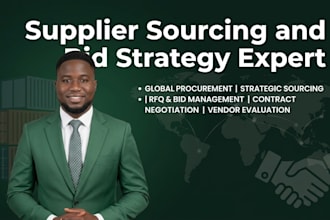 help you source quality suppliers globally and prepare competitive bids fast
