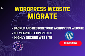 migrate, backup, and restore your wordpress website