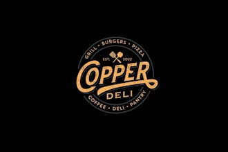 design restaurant coffee shop bbq bakery dessert food logo