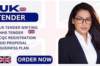 bid UK tender write bid proposal, healthcare tender, nhs care tender and cqc
