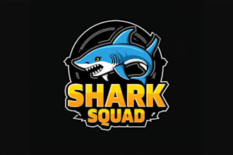 design outstanding shark logo in 12 hours