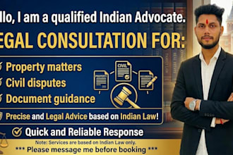 provide indian legal consultation for property and civil matters