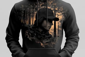 do custom hoodie design or clothing design