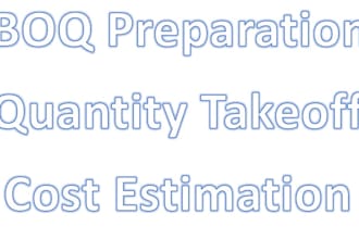 prepare boq and quantity takeoff for construction projects