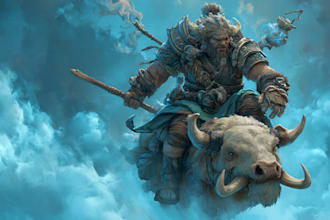 create fantasy art, creatures and characters