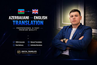 provide manual and high quality english to azerbaijani translation