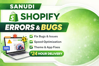 fix shopify store issues, errors and bugs professionally