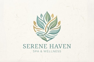 design a relaxing and elegant spa logo