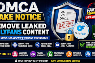 remove leaked onlyfans content with dmca takedown and protect your privacy