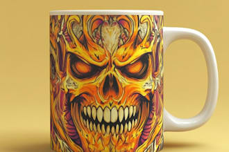 design awesome custom mug design