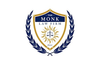 design courageous new law firm logo with justice