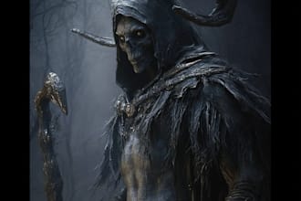 fantasy horror and fantasy horror character