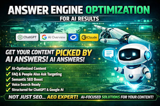 optimize your content for chatgpt, ai overview, aeo and voice search SEO