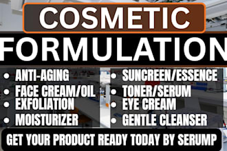 develop retinol anti aging skincare, serum, toner face care chemist formulation