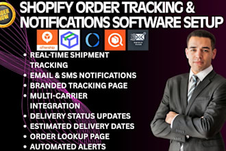setup shopify order tracking aftership track123 parcel panel trackingmore rush