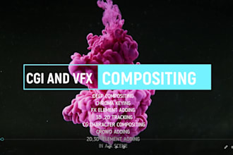 create realistic vfx compositing for your film or ad
