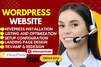 design build wordpress hivepress geodirectory idx mls listeo website listing pro