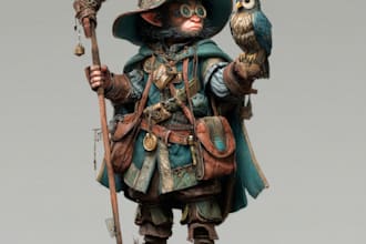 do a fantasy character fantasy character art