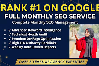 do full monthly SEO management for google rankings
