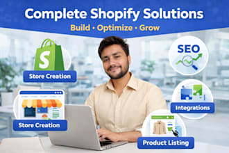 create a high converting shopify store or drop shipping site