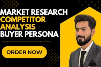create buyer persona, market research, competitor analysis